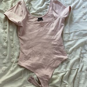 Blush Pink Out From Under Body Suit